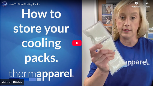 YouTube video link for How to store your cooling packs during the off season