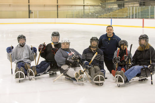 Rochester Sled Hockey Clinic with Rochester Accessible Adventures