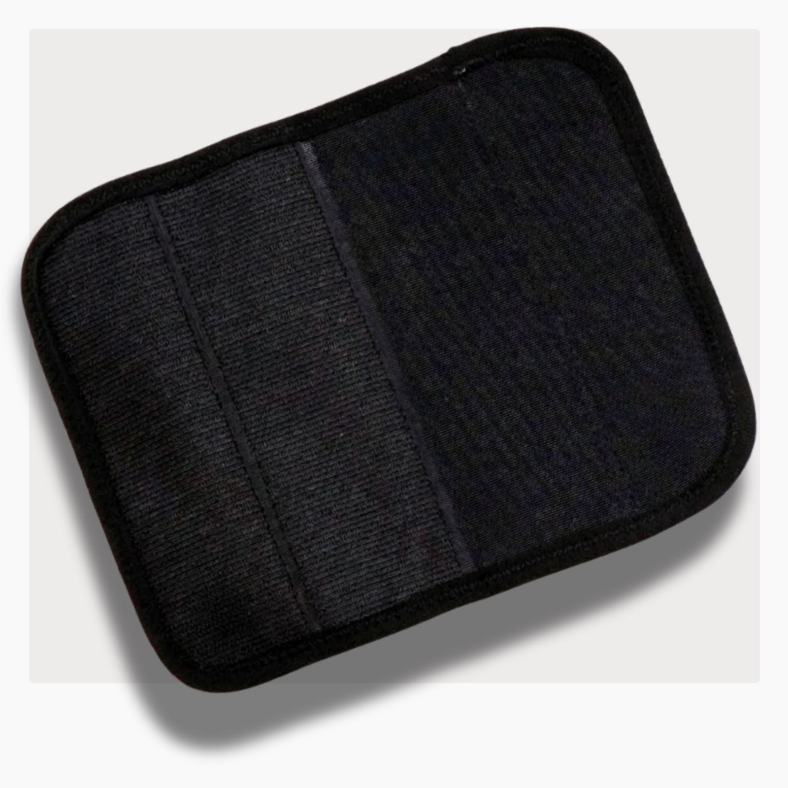 ThermApparel Black Extender Panel for Cooling Vests on a white background