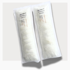 a pair of ThermApparel CoolSleeve Cooling Packs on white background