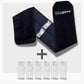 RallyWrap 6 Double Pack Cooling Vest Bundle with 6 ExtendedCool Cooling Packs in the Black RallyWrap garment and 6 spare ExtendedCool Cooling packs on a white background. 