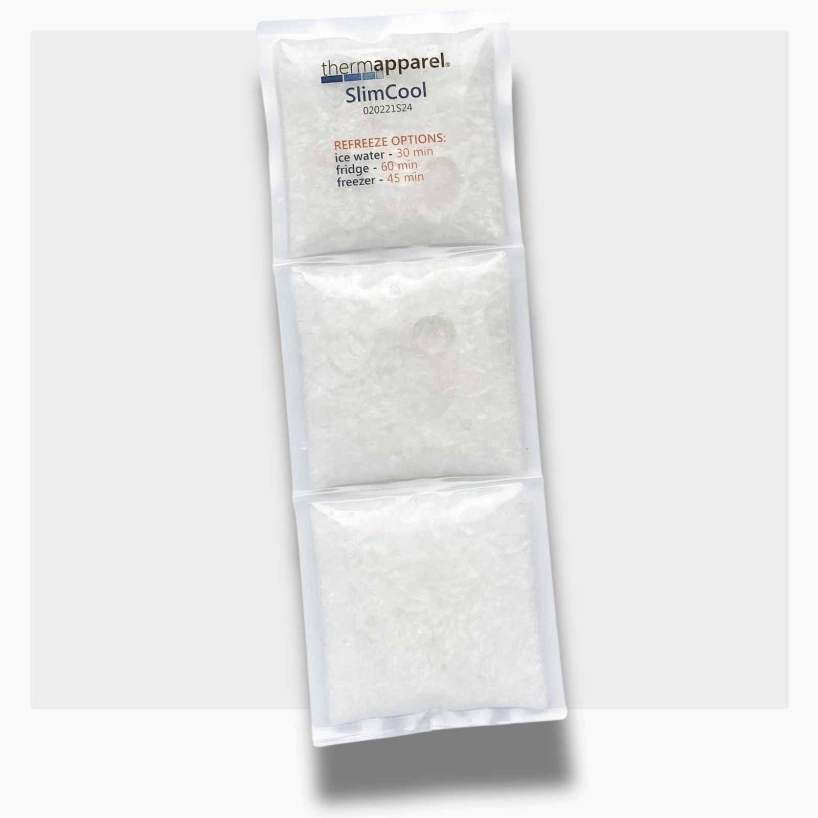 Thermapparel SlimCool cooling pack on a white background