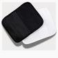 White and Black  ThermApparel extender panel on a white background