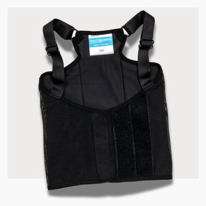ThermApparel UnderCool 3 Cooling Vest Garment XXS Black front view on a white background