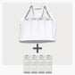 UnderCool 3 Double Pack Cooling Vest Bundle with 4 ExtendedCool Cooling Packs in the Large White garment and 4 spare SlimCool Cooling packs on a white background. 