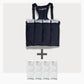 UnderCool 3 Double Pack Cooling Vest Bundle with 4 ExtendedCool Cooling Packs in the medium black garment and 4 spare ExtendedCool Cooling packs on a white background. 