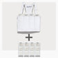 UnderCool 3 Double Pack Cooling Vest Bundle with 4 SlimCool Cooling Packs in the Small White garment and 4 spare SlimCool Cooling packs on a white background. 