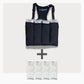 UnderCool 3 Double Pack Cooling Vest Bundle with 4 ExtendedCool Cooling Packs in the Small black garment and 4 spare ExtendedCool Cooling packs on a white background. 