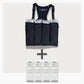 UnderCool 3 Double Pack Cooling Vest Bundle with 4 ExtendedCool Cooling Packs in the small black garment and 4 spare SlimCool Cooling packs on a white background. 