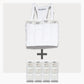 UnderCool 3 Double Pack Cooling Vest Bundle with 4 ExtendedCool Cooling Packs in the Small White garment and 4 spare SlimCool Cooling packs on a white background. 