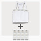 UnderCool 3 Double Pack Cooling Vest Bundle with 4 SlimCool Cooling Packs in the Small White garment and 4 spare SmallCool Cooling packs on a white background. 