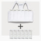 UnderCool 3 Double Pack Cooling Vest Bundle with 6 ExtendedCool Cooling Packs in the large white garment and 6 spare ExtendedCool Cooling packs on a white background. 