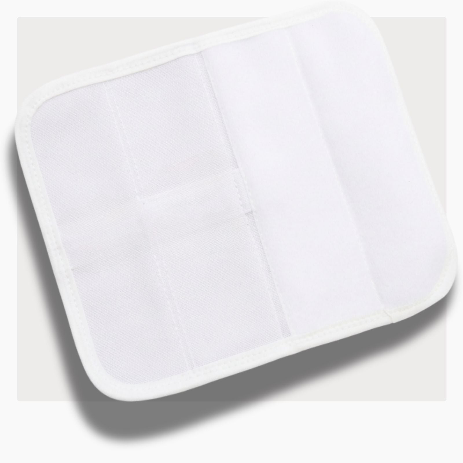 ThermApparel White Extender Panel for Cooling Vests on a white background