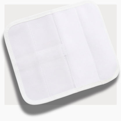 ThermApparel White Extender Panel for Cooling Vests on a white background