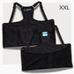 ThermApparel UnderCool 3 Cooling Vest Garment XXL Black Front and Back view on a white background