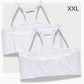ThermApparel UnderCool 3 Cooling Vest Garment XXL WHITE Front and Back view on a white background